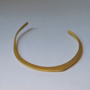 Gold Indian Cuff Choker Necklace